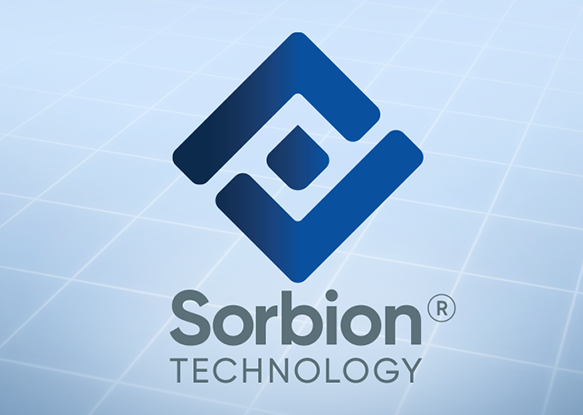 Image showing a Sorbion Technology logo against a blue background Image showing a Sorbion Technology logo against a blue background